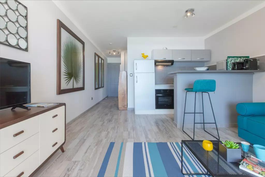 Le Petrel Blanc - Appartement Sur La Plage De La Souris Blanche Trois Bassins Luaran gambar