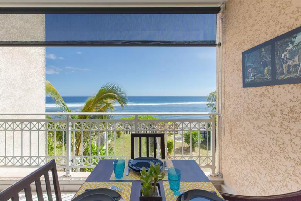 Le Petrel Blanc - Appartement Sur La Plage De La Souris Blanche Trois Bassins Luaran gambar