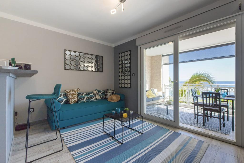 Le Petrel Blanc - Appartement Sur La Plage De La Souris Blanche Trois Bassins Luaran gambar